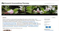 Desktop Screenshot of cusackcounselling.com